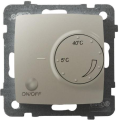 Ospel KARO REGULATOR TEMPERATURY Z SONDĄ PODŁOGOWĄ ecru perłowy