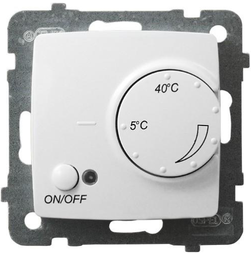 Ospel KARO REGULATOR TEMPERATURY Z SONDĄ PODŁOGOWĄ biały