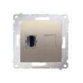 Kontakt SIMON 54 GNIAZDO HDMI złoty
