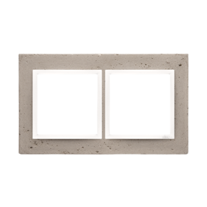 Kontakt  SIMON 54 NATURE RAMKA PODWÓJNA BETON