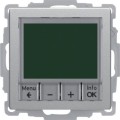 Berker Q.1 / Q.3 REGULATOR TEMPERATURY ZE STEROWANIEM CZASOWYM alu