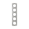 Berker R.1 RAMKA ALUMINIUM 5-KROTNA czarna