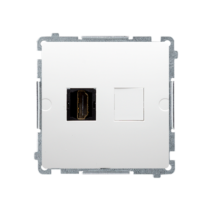 Kontakt Simon BASIC GNIAZDO HDMI białe