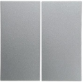 Berker B. KWADRAT WYŁĄCZNIK CHWILOWY PODWÓJNY aluminium