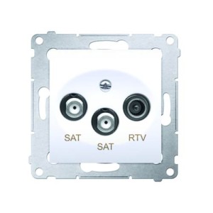 Kontakt  SIMON 54 GNIAZDO 2xSAT