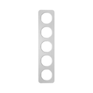Berker R.1 RAMKA STAL,ALU 5-KROTNA