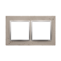 Kontakt SIMON 54 NATURE RAMKA PODWÓJNA BETON butti cementi